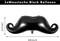 "38Pcs Mustache Balloon Set – Black Latex & Foil Balloons for Father’s Day, Birthday & Little Man Party